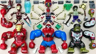 Lego Spider-Man против Железного человека и Халка Снап | Минифигурки Lego Unofficial