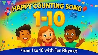 Happy Counting Song | From 1 to 10 with Fun Rhymes | Tiny Beats 3D Rhyme
