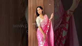 Latest satin silk multicoloured saree😍WhatsApp 9079153011 /www.priyazgallery.com #saree #silksaree