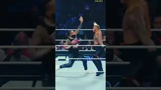Jimmy Uso Shocking 😲 Attack | Smackdown match 😳 #wwe ##smackdown #trending #solossikoa #shorts