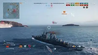 CHUMPHON 3 KILLS 3 ASSISTS 125K DMG 3,0K XP  World of Warships: Legends