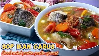 RESEP SUP IKAN GABUS UNTUK PENYEMBUHAN PASKA OPERASI - BUMBU SOP SEMUA JENIS IKAN - SOP IKAN KUTUK