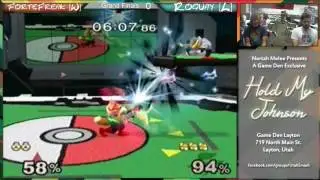 Nortah Presents: Hold My Johnson 3 Melee - ForteFreak(Sheik, Fox, Marth) vs. Roguay (Fox)
