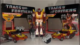 Transformers generation one targetmaster Hot Rod review. G1 error box variant guide & identification