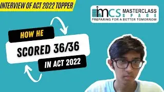 Interview cum Testimonial of ACT Topper from MCS | Houston, Texas, USA | Tips to Excel in ACT