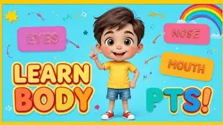 Learn body parts #kidspoem ##nursaryrhymes #learnandfun #rhymes