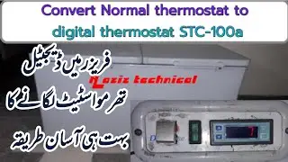 digital thermostat  for fridge and freezer nSTC-100a connection and parameters settings.
