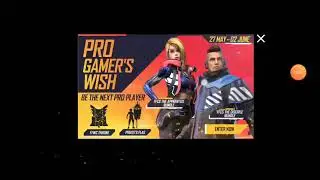 Free Fire New Event Pro Gamer's Wish 👍👍👍