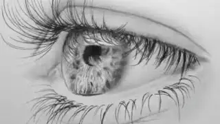 How To draw realistic eye for beginners in easy way | Realistic eye  | Riya's art studio