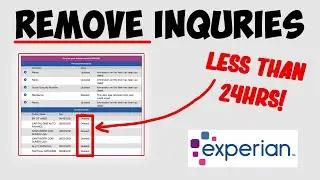 Removing Credit Inquiries In 24hrs Or Less!