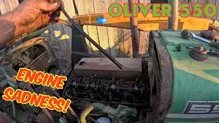 Oliver 550 TEARDOWN: how much engine sadness will we find? ￼