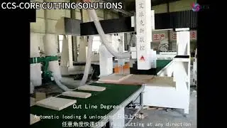 CCS  Kitter Helpers irregular foam core kit continuous cutting line, foam profile CNC cutting saw