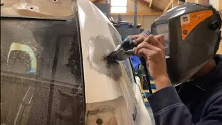 VID&Eacute;O ASMR : JE REFAIS LA CARROSSERIE DE MON LAND CRUISER #carrosserie #bodyrepair #asmr