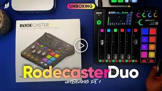Rodecaster Duo Unboxing Pt. 1 #rodecasterduo #rodecasterpro2 #streamerx