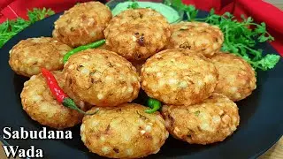 Crispy Sabudana Cutlet with Chutney for Vrat - Navratri Special