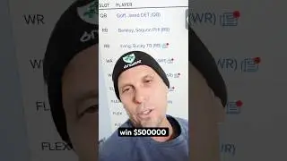 How to design a $200 #fantasyfootball #FFPC PlayoffChallenge entry to win $500k w/3 unique calls🤞🏻