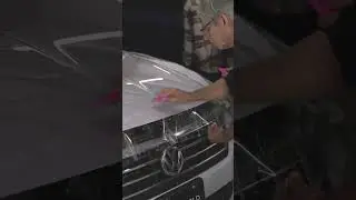 How to prevent rock chips on your car's hood using PPF #car #cars #automobile #supercars #shorts