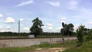 Norfolk Southern GoRail Unit SD60E 6963 leading Norfolk Southern 152