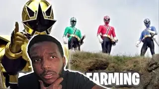Gold ranger pulled up aura farming the weak ahh samurai rangers 😂 | Tj2dope reacts 