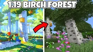 I CREATED A Minecraft 1.19 Birch Forest