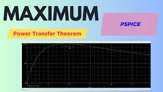 04. Maximum Power transfer theorem using Pspice software || ASHRAF AHMED