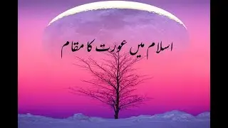 Islam main aurat ka mukam / Learn Islam In Urdu /