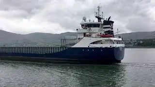 The Ostborg outbound  from Warrenpoint