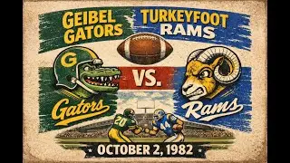 Geibel Gators at Turkeyfoot Rams Oct. 2, 1982 High School Football