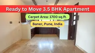 Ready to Move 3.5 BHK Luxury Apartment, Baner, Pune, India | +91 7420923928 #virathome #baner #pune