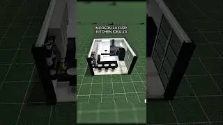 Modern Luxury Kitchen Idea in Bloxburg!:🍽️ Kitchen Idea # 3  #bloxburg #roblox