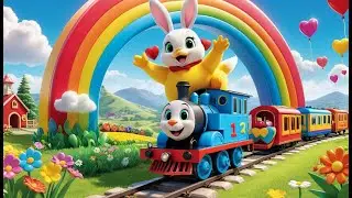 Tiny Train&rsquo;s First Day Out &ndash; A Bright and Cheerful 3D Cartoon Train Adventure 🚂🌈✨