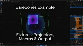 GeoPix 2 0 -  Barebones Example -  Fixtures, Projectors, Macros & Output