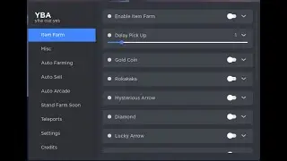 ROBLOX Your Bizarre Adventure Script Hack GUI Item Farm/God mode/Auto farm  *STILL WORKING*