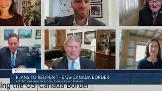 Plans to reopen the US-Canada border