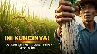 RAHASIA AWAL TANAM!! Akar Ngebut dari 1 HST, Padi Subur & Panen 10 Ton Lebih!