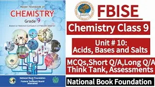 Class 9 Chemistry Unit 10 Complete Exercise | New Syllabus 2024|LearnOnlineWithAnum