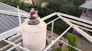 Sheet roofing silver colour & grey colour