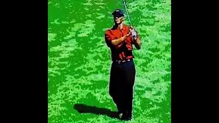 [Stylized] Tiger sticks it to a foot at the 2000 US Open at Pebble Beach