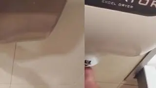 Hand dryer meme: Which is louder? The PEEEEEEEEEEEflow or the Crappylator
