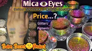 Mica Eyes Glitters l Affordable Glitter l Best Glitters lHow to apply Glitters #micaeyesglitters