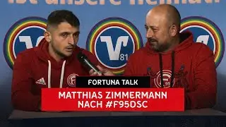 FORTUNA TALK | Mit Matthias Zimmermann nach #F95DSC