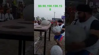#strongman #India 💪💪   .80,90 100,110,120,150,