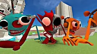 Nextbots in playground mod leaks updated new Sprunki pack chasing nextbots part 4