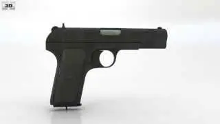 TT Pistol 3D model by 3DModels.org