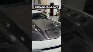 Camaro Z28 Carbon Fiber Terminator Hood @AutoAddictUSA  #automobile #autoaddictusa #carbonfiber