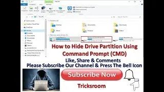 How To Hide Drive Partition Using Command Prompt CMD