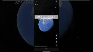 Giant Bull's Skull Found on Google Earth | Google Maps 🌏 #music #shorts