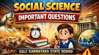 SSLC Social Science Important Questions | State Level Preparatory-2 | Karnataka Board 2026