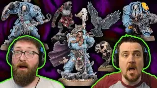 Warhammer Space Wolf Miniatures - Deep Rich Warhammer Lore - Tom and Ben