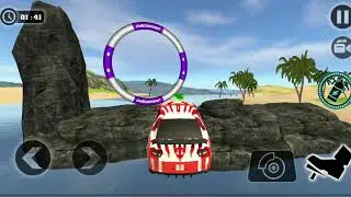 Floating water Car Driving Level 1-8